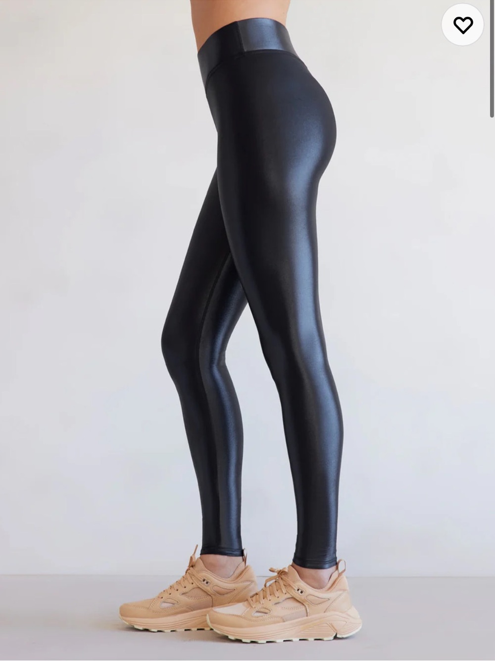 Carbon38 regular rise full length legging in Takara Shine size XS Black